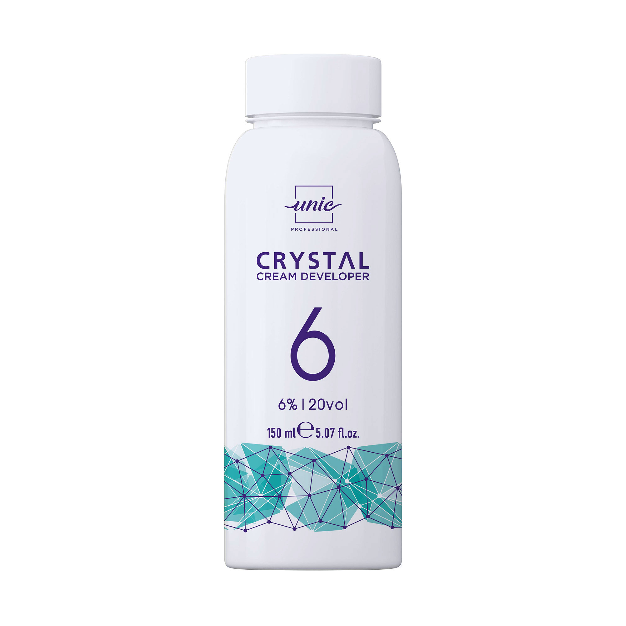 Крем-оксигент для волосся Unic Crystal Cream Developer 20 vol 6%, 150 мл